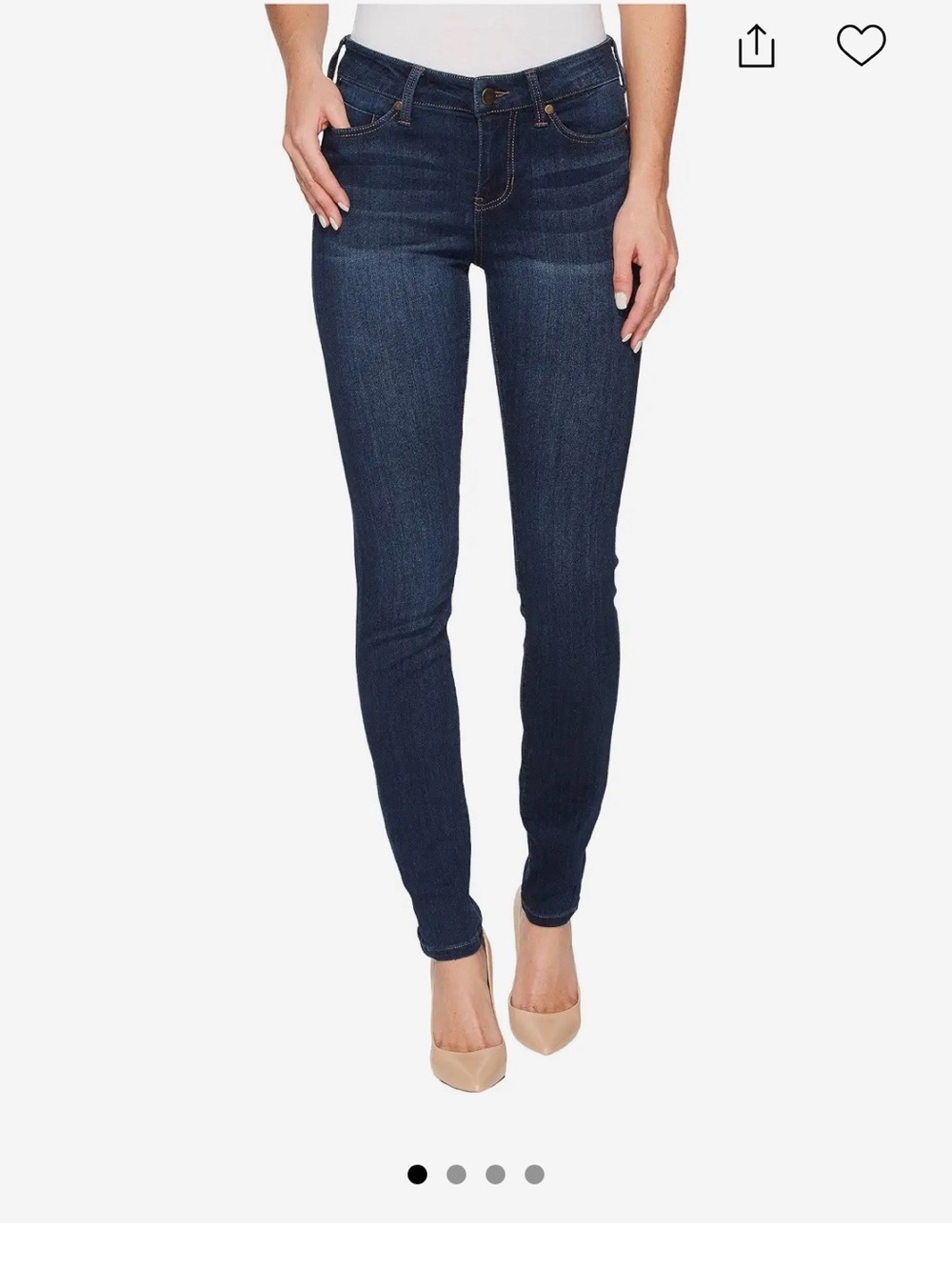 Liverpool Dark Indigo Skinny Jeans for Women